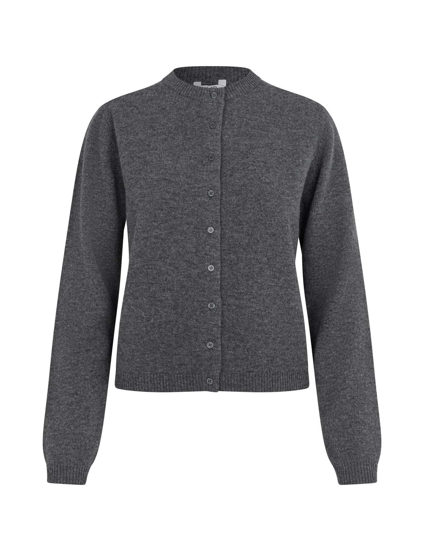 MBYM AVERIE Cardigan, dark grey melange