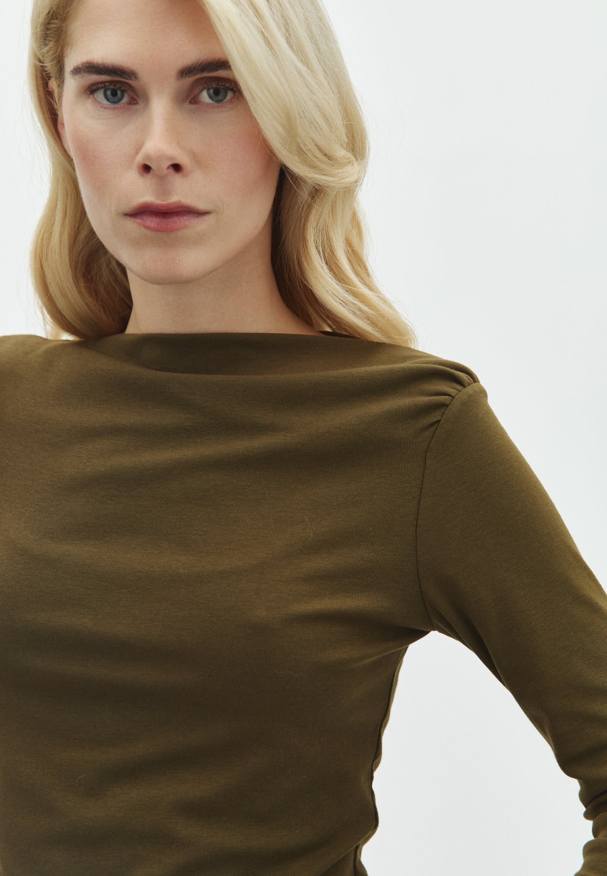 MBYM JULISSA Longsleeve, smoked olive