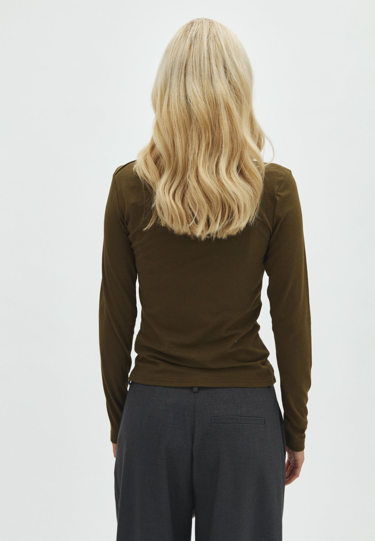 MBYM JULISSA Longsleeve, smoked olive