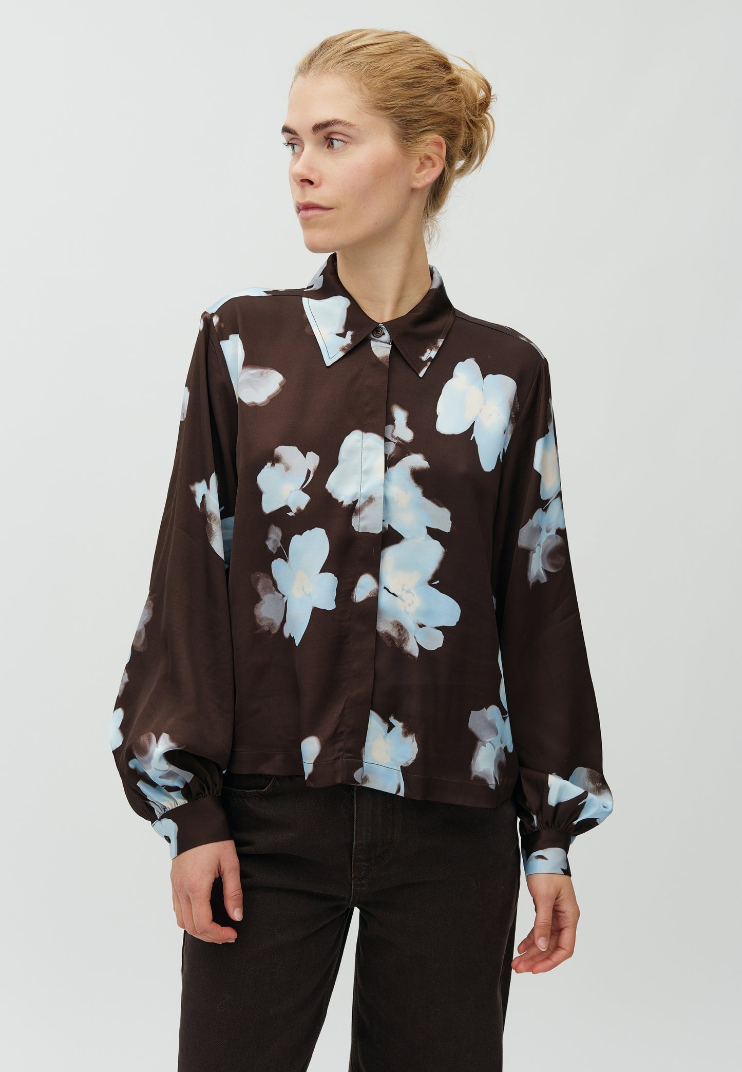 MBYM CARREIRA Bluse, big flower paint
