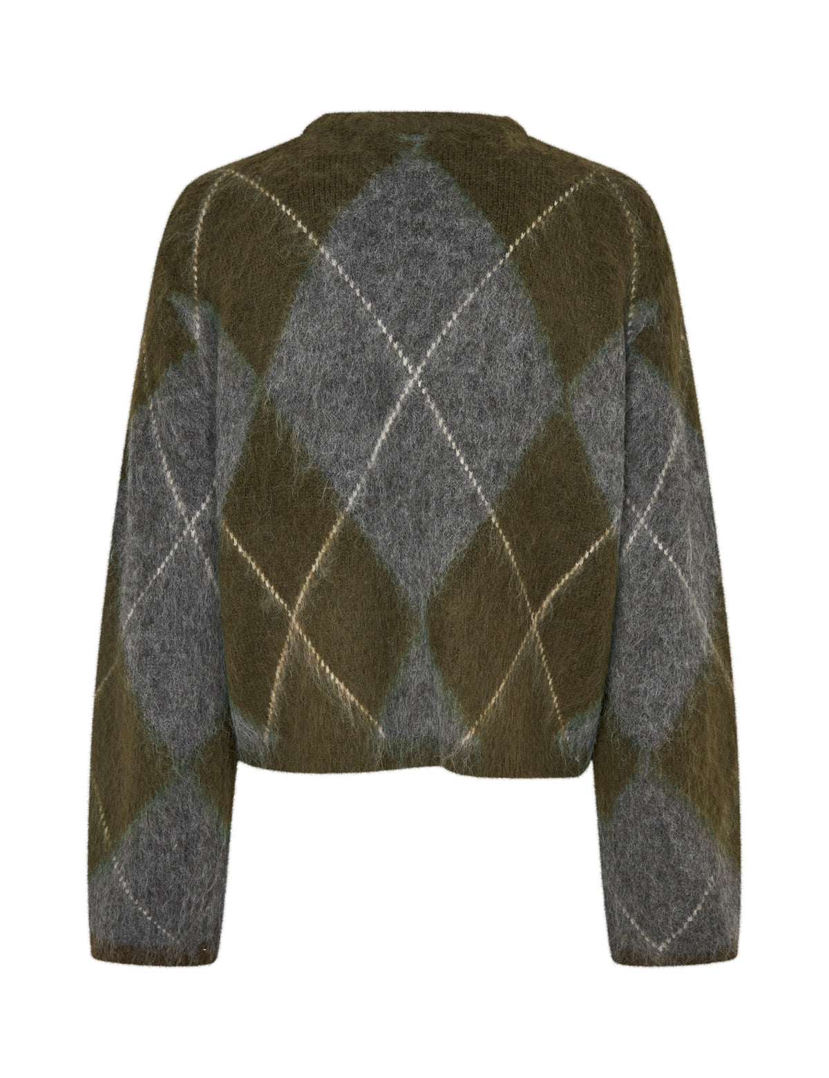 MBYM ZELIE Pullover, argyle olive
