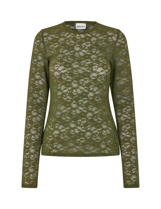 MBYM RAINE Longsleeve, smoked olive