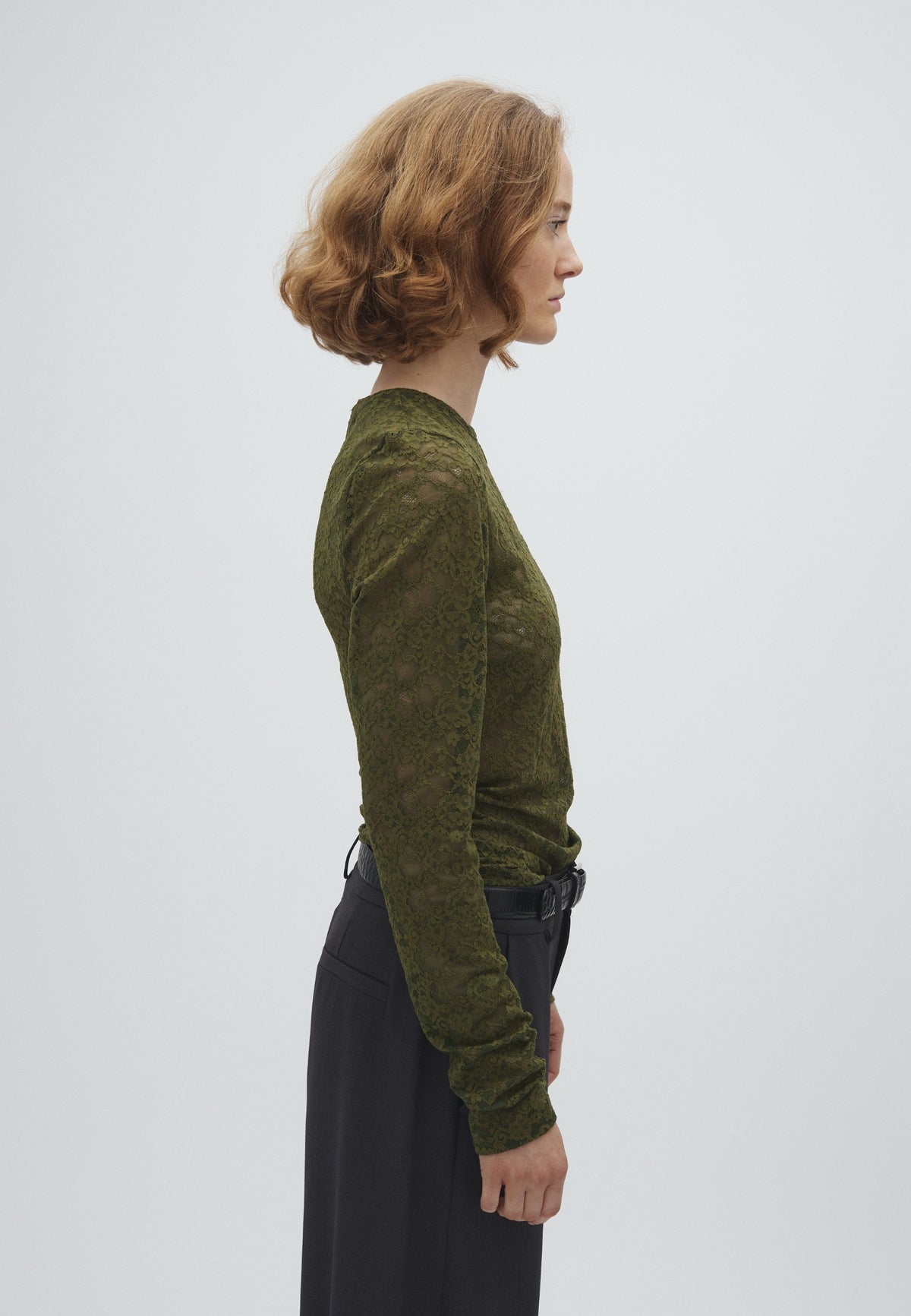 MBYM RAINE Longsleeve, smoked olive