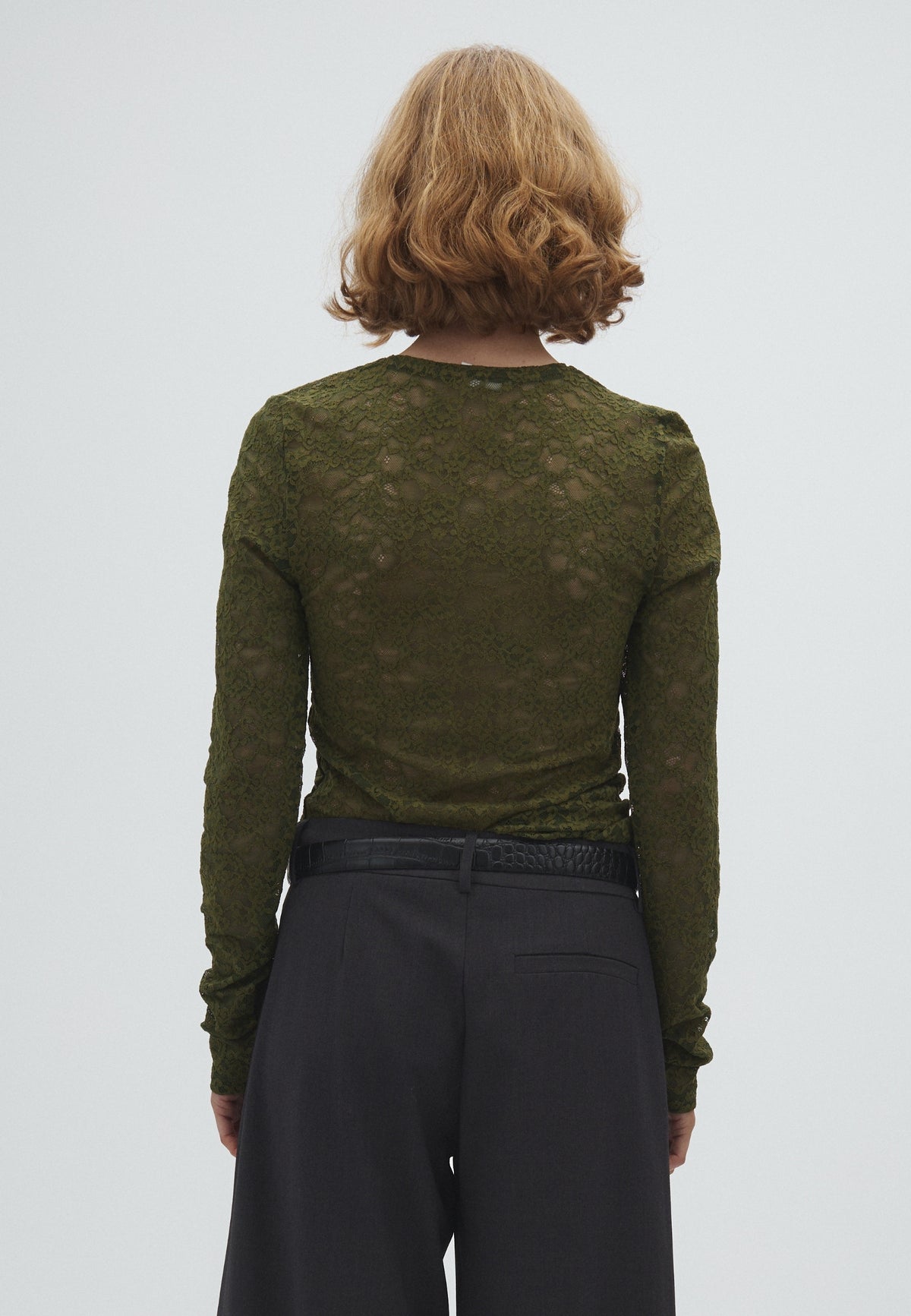 MBYM RAINE Longsleeve, smoked olive