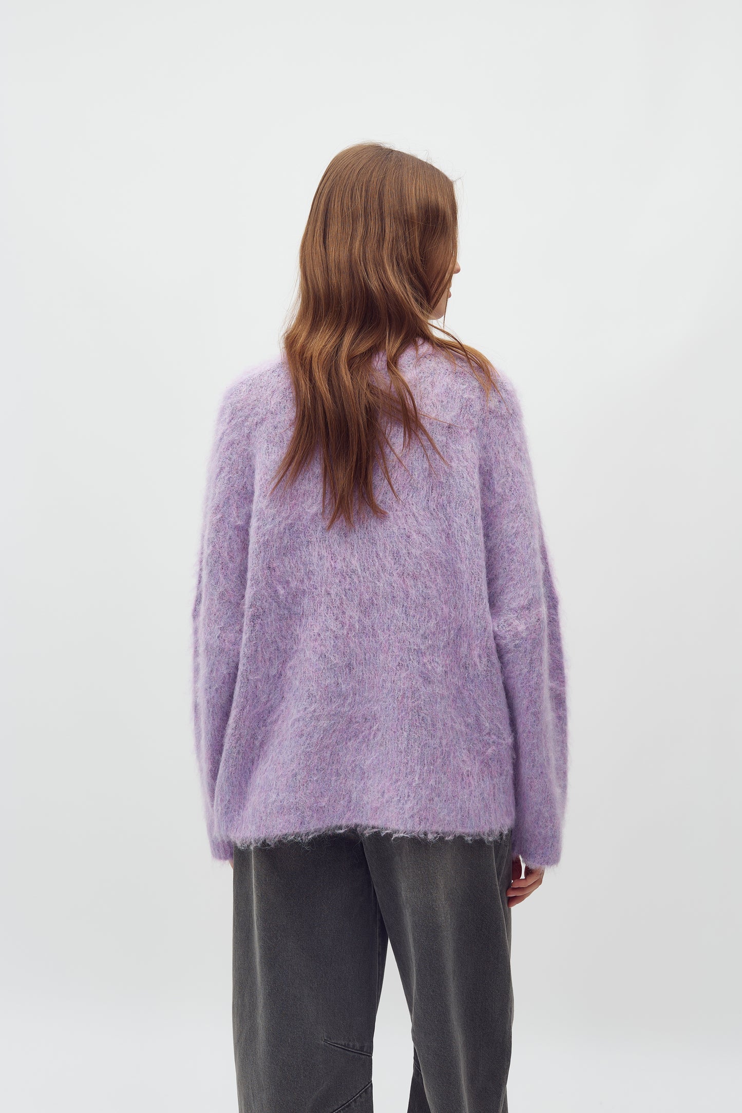 MBYM GILLIS Pullover, violet melange