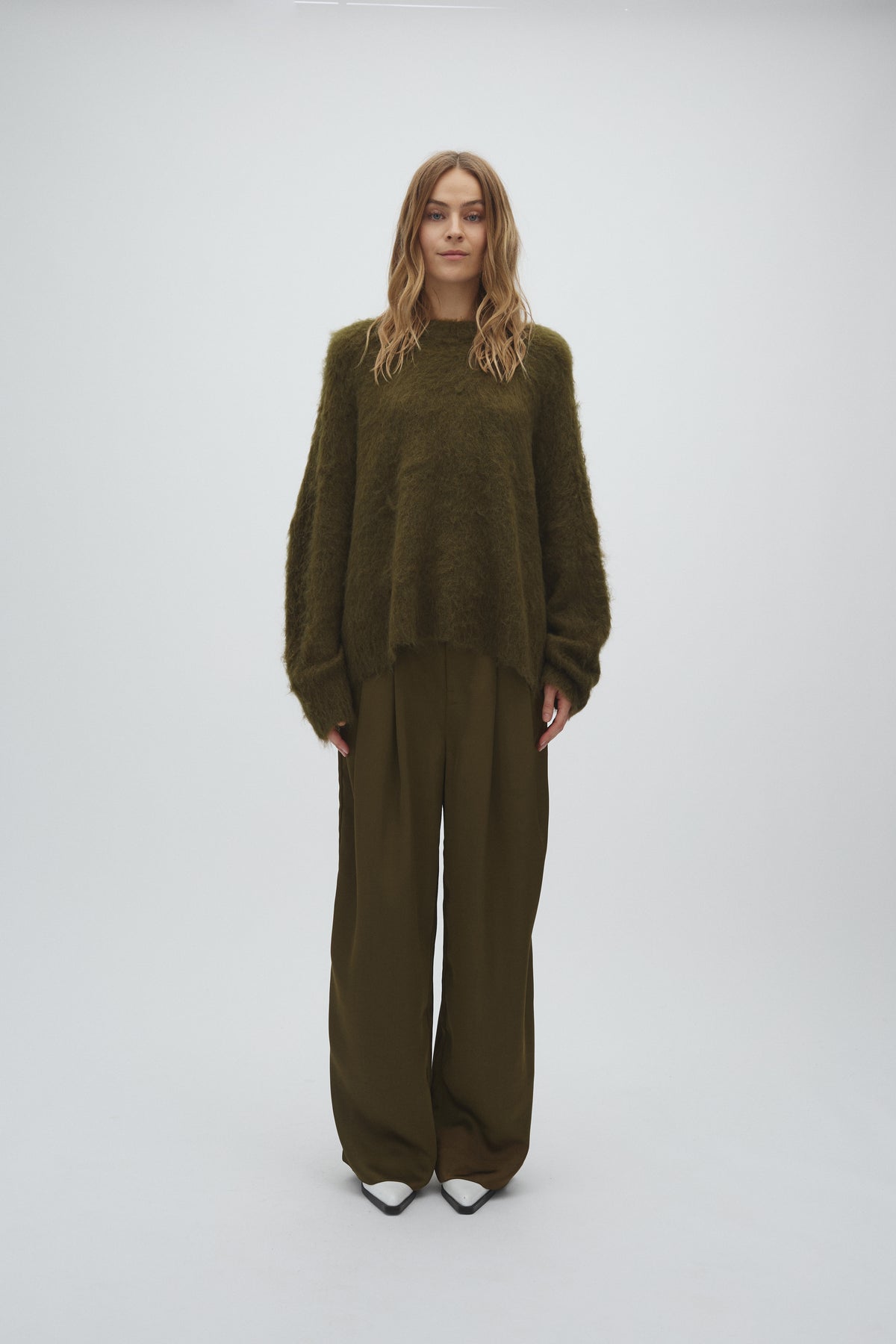 MBYM GILLIS Pullover, smoked olive
