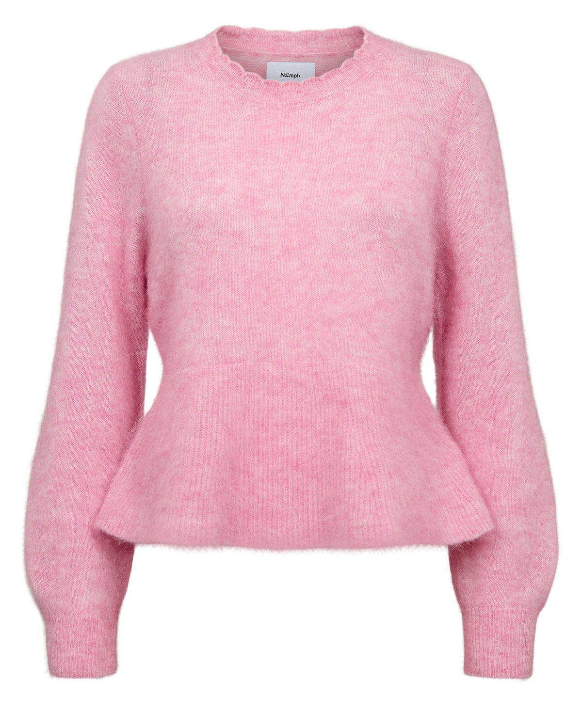 NÜMPH NUSURI PEPLUM Pullover, bonbon