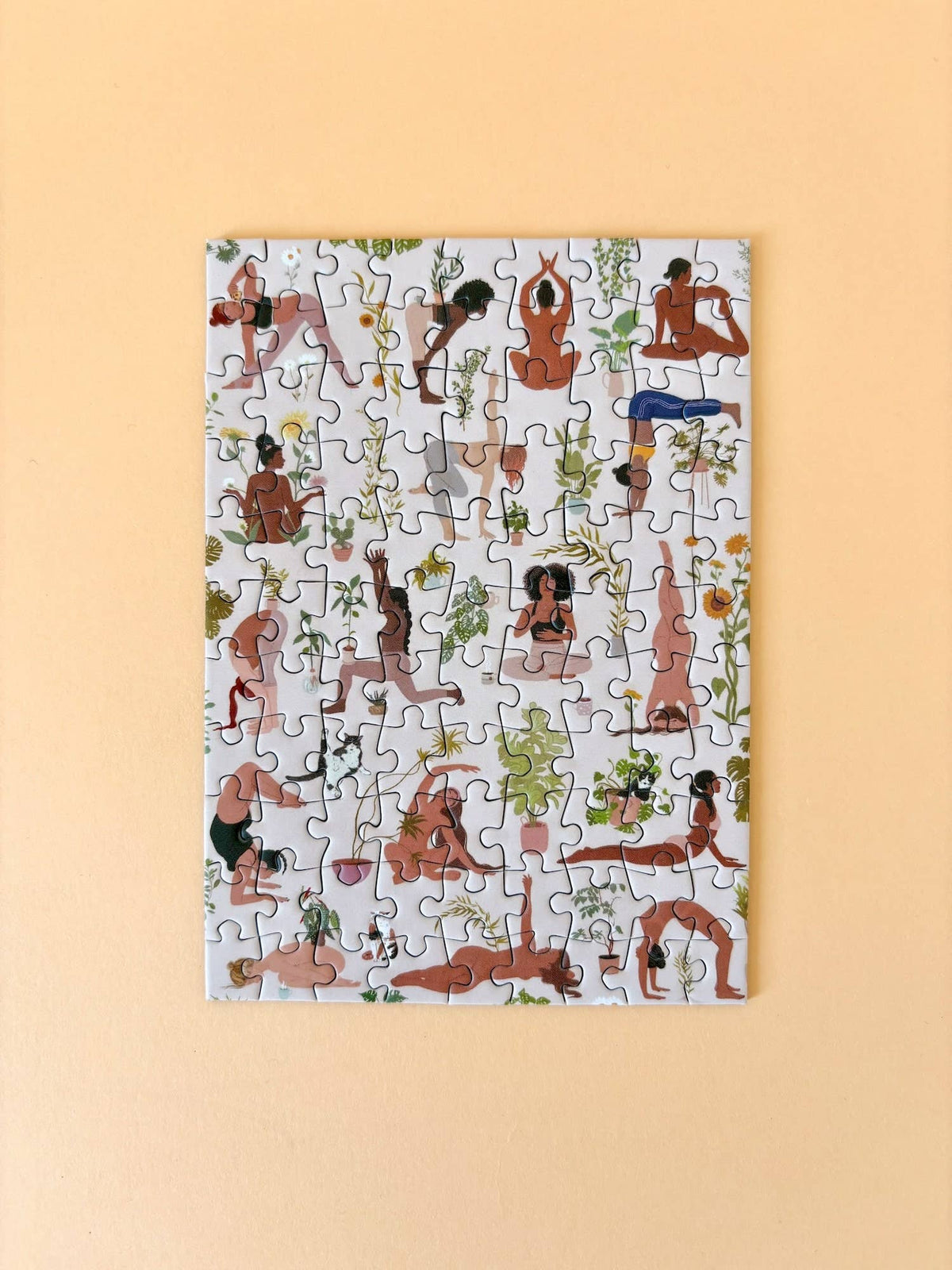 PIECELY PUZZLES PLANT YOGA MINI-Puzzle, 99 Teile