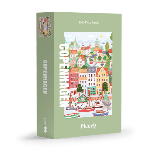 PIECELY PUZZLES COPENHAGEN Puzzle, 1000 Teile