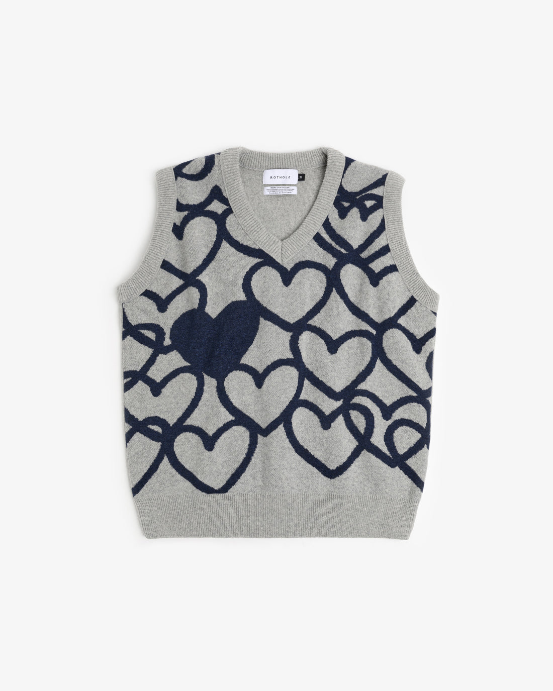 ROTHOLZ AFFECTION Pullunder, grey melange