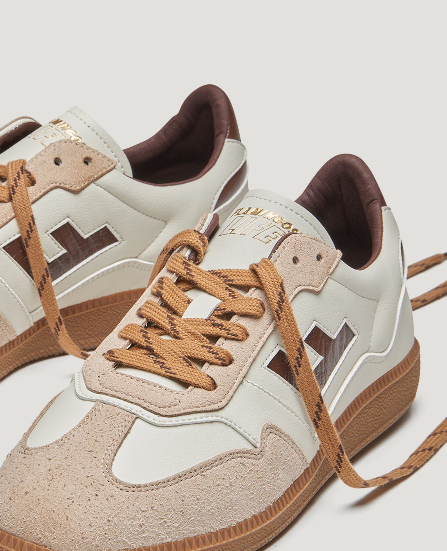 FLAMINGOS LIFE BURELA SLIM Sneaker, iguana chestnut