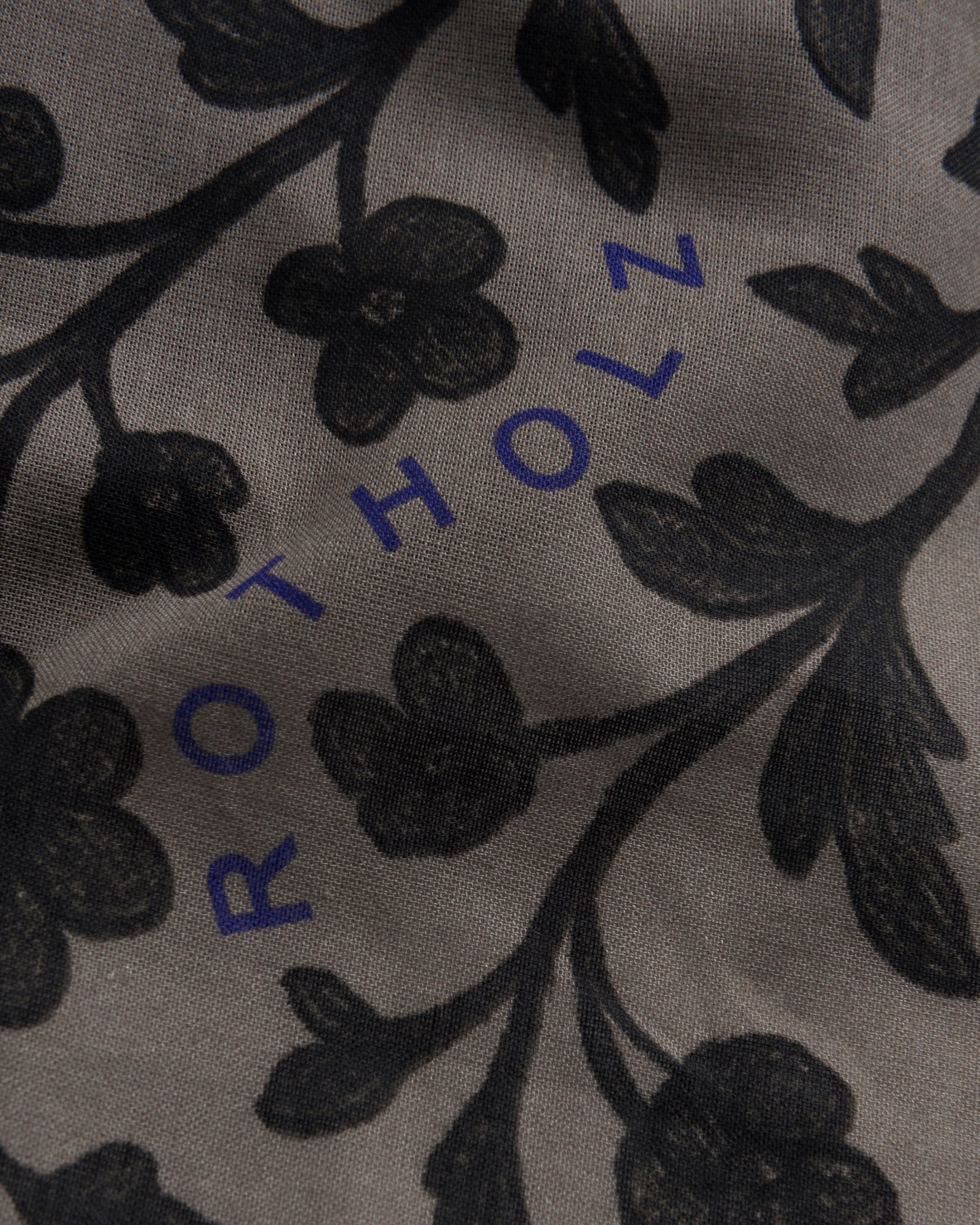 ROTHOLZ FLOWERY Bandana, floral beige