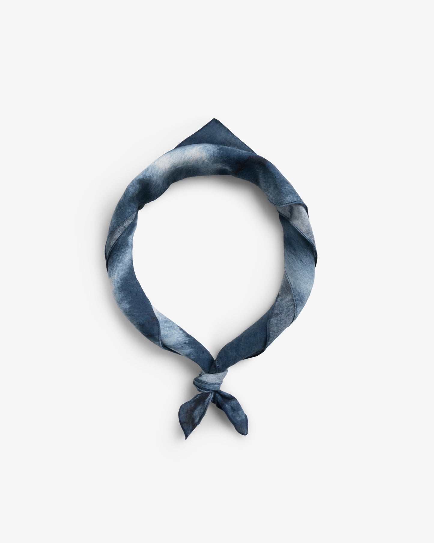 ROTHOLZ FLOWERY Bandana, ink blue