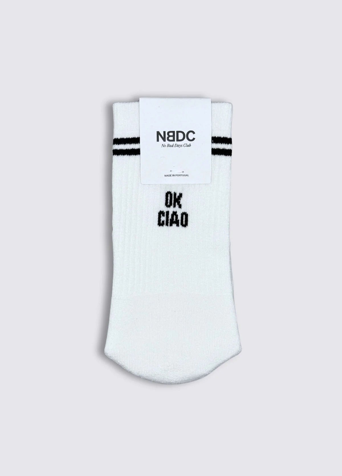 NBDC OK CIAO RETRO Socken, weiß