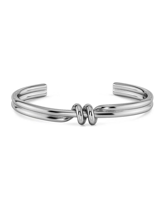 EDBLAD SWIVEL BANGLE, silber