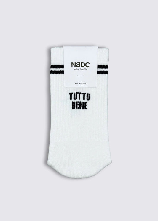 NBDC TUTTO BENE RETRO Socken, weiß