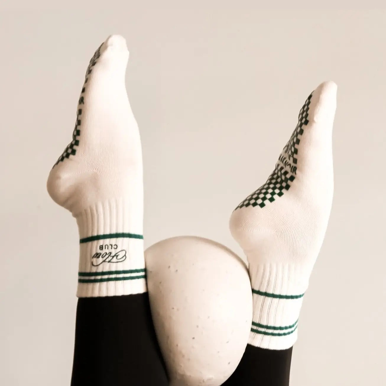 BAZAAR NOIR FLOW CLUB Socken, weiß