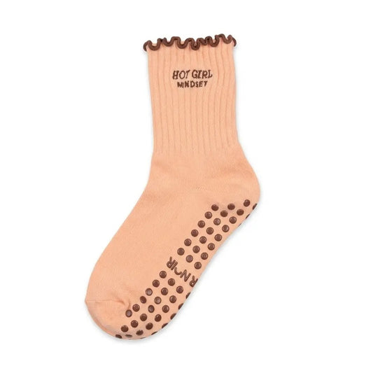 BAZAAR NOIR HOT GIRL MINDSET Socken, rosa