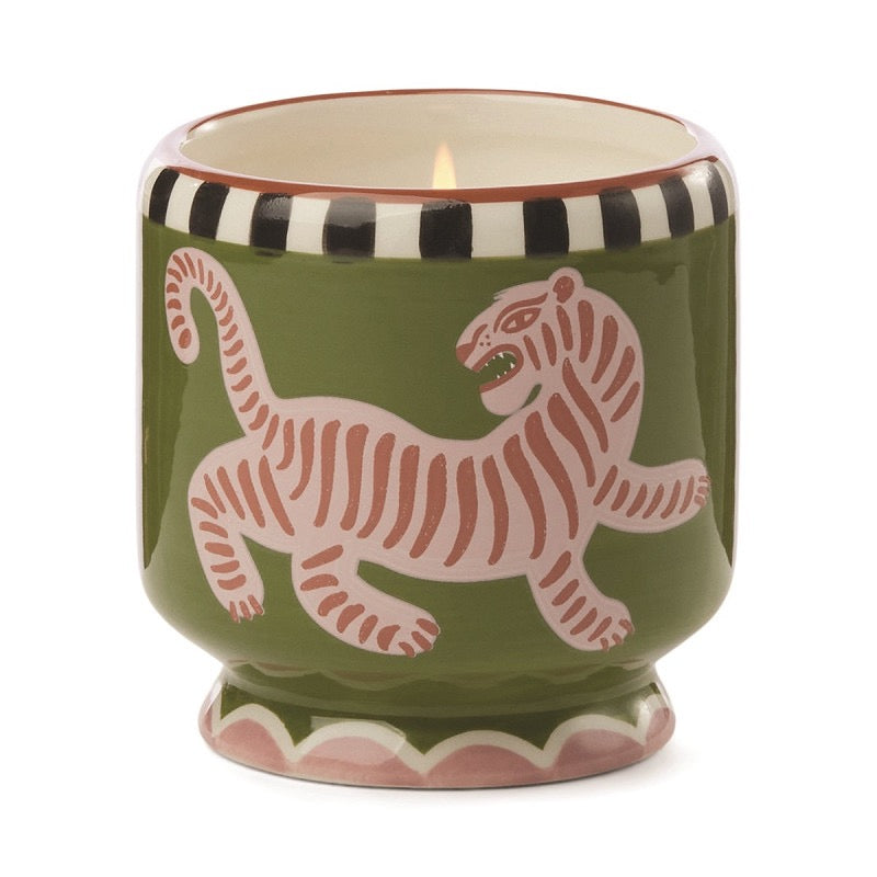 PADDYWAX A DOPO TIGER Keramikkerze, black cedar & fig