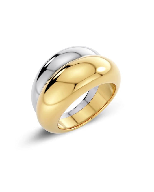 EDBLAD FURO DUO Ring, silber/gold