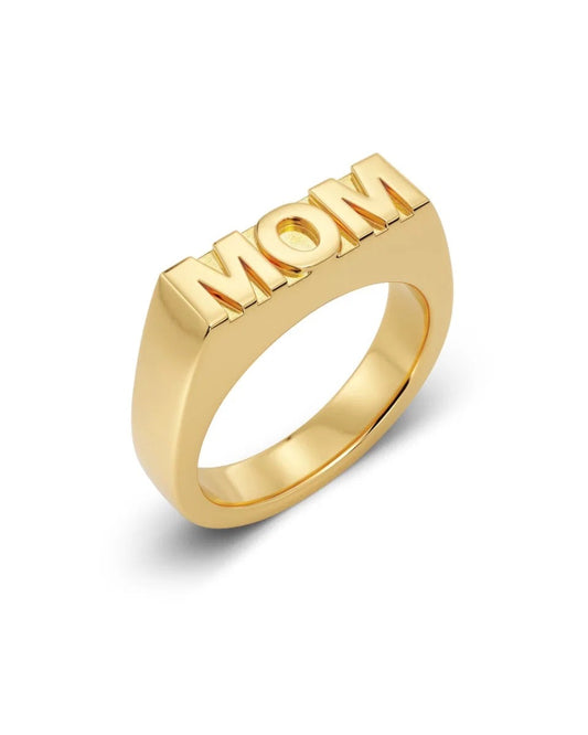 EDBLAD MOM/WOW Siegelring, gold