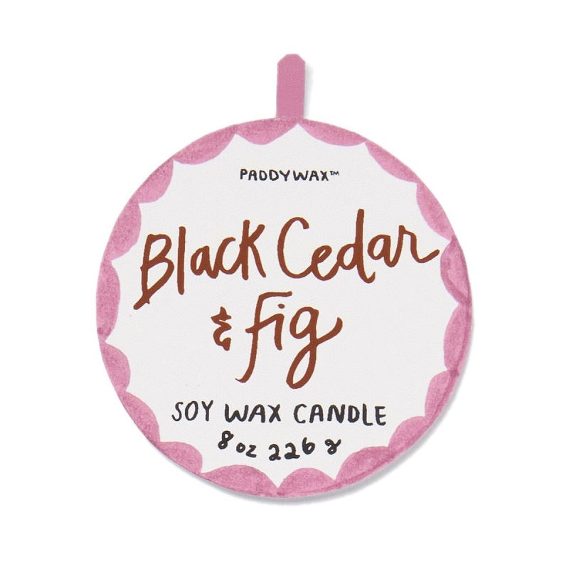 PADDYWAX A DOPO TIGER Keramikkerze, black cedar & fig