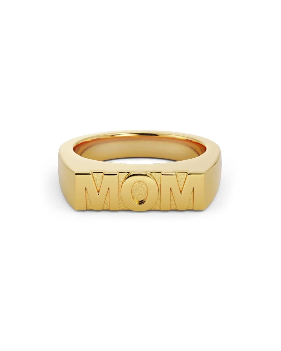 EDBLAD MOM/WOW Siegelring, gold