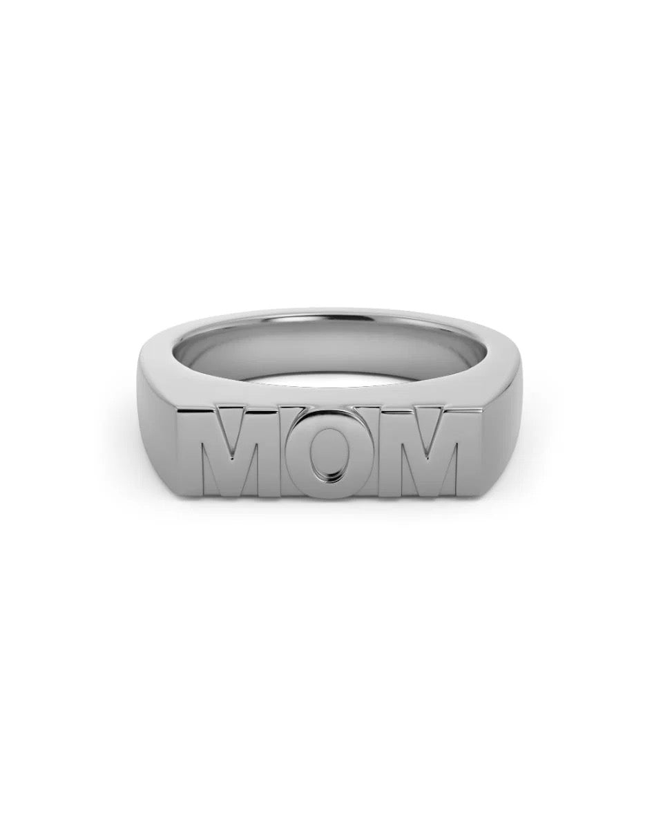 EDBLAD MOM/WOW Siegelring, silber