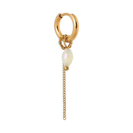 LABEL KIKI WATER DROP Hoop, gold