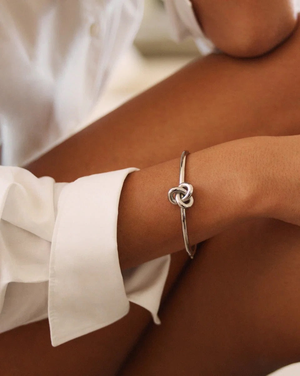 EDBLAD INFINITY KNOT Armreif, silber