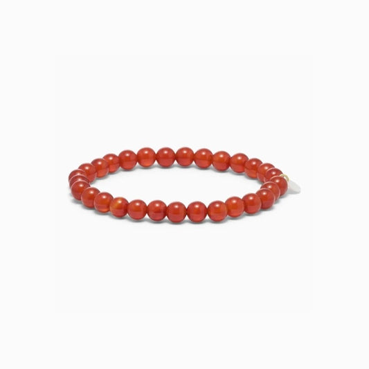 SOÏ COPENHAGEN ESSENTIAL Armband, red jade