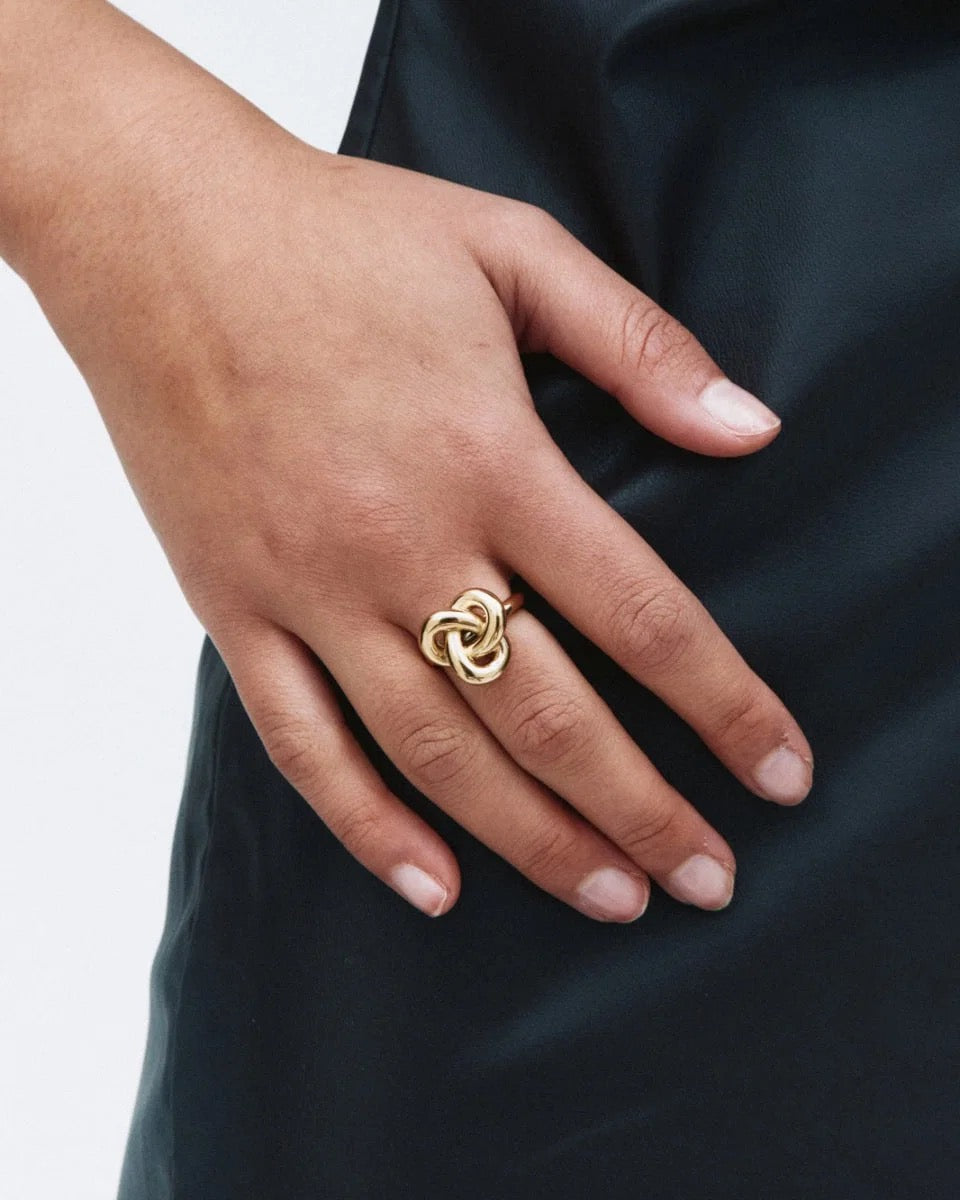 EDBLAD INFINITY KNOT Ring, gold
