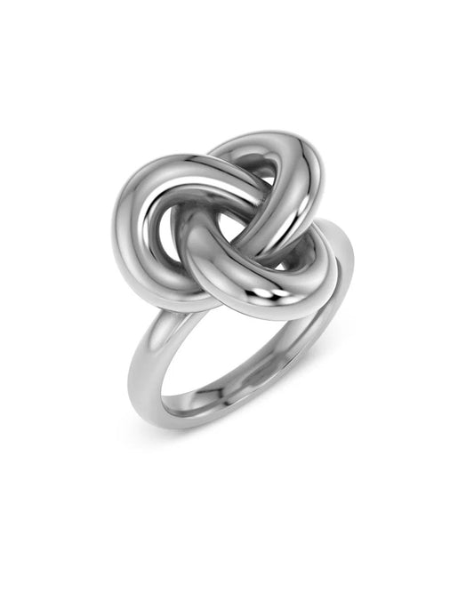EDBLAD INFINITY KNOT Ring, silber