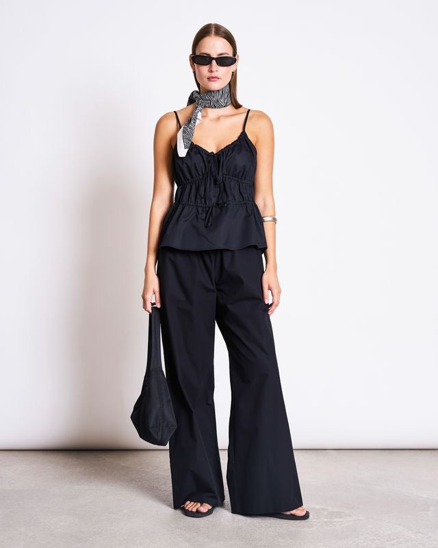 JAN|N JUNE EBUR Top, schwarz