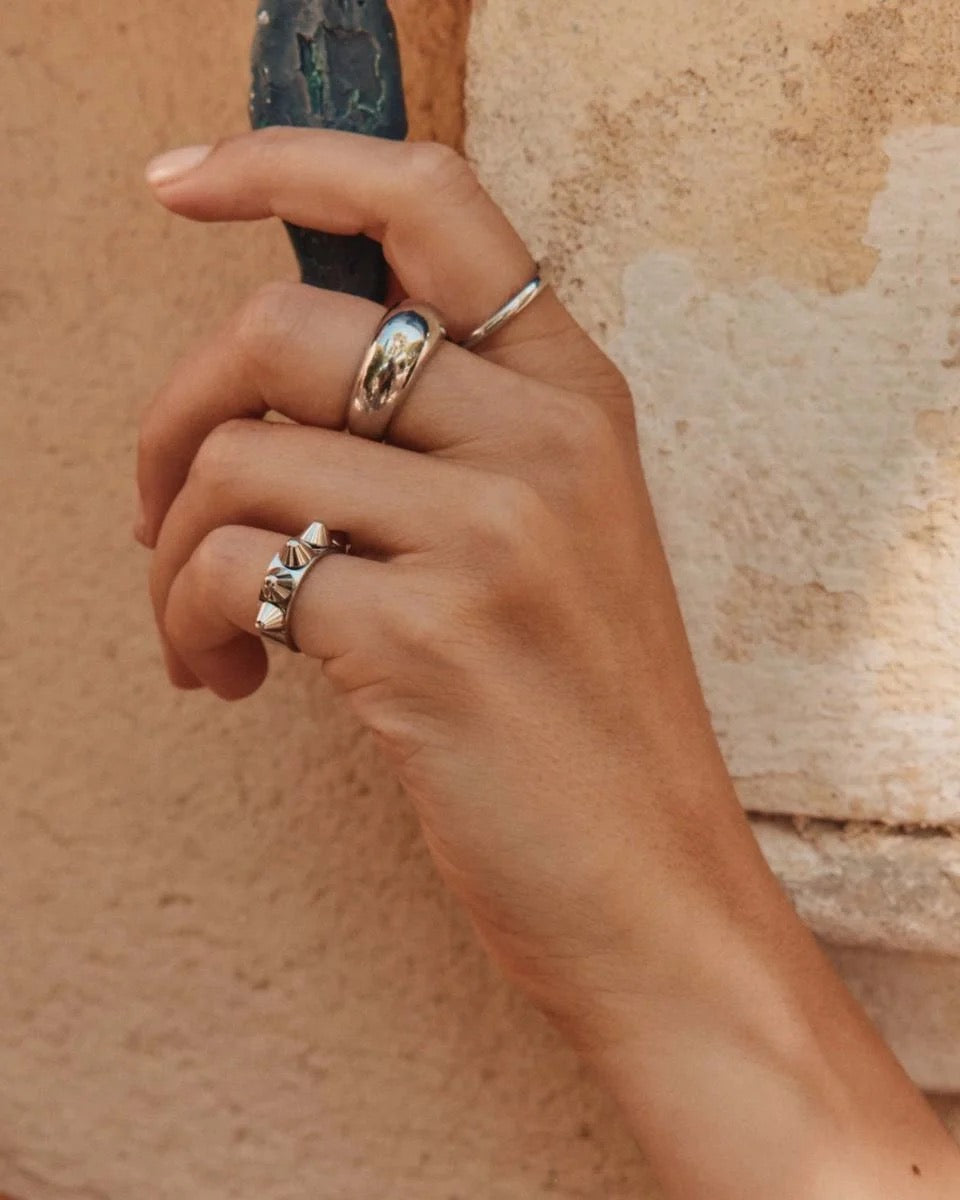 EDBLAD PEAK Ring, silber