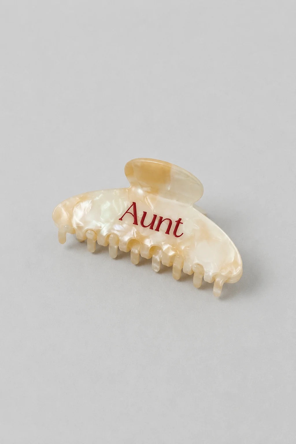 NOT YOUR MOMMY COOL AUNT Hairclip, beige