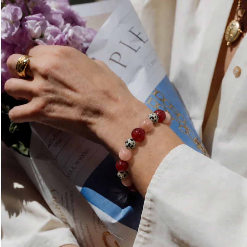 SOÏ COPENHAGEN SAGA Armband, auburn