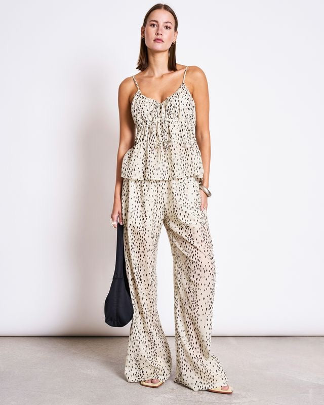JAN|N JUNE EBUR Top, dalmatian dots
