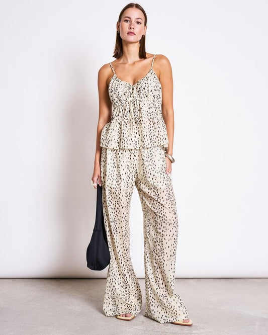 JAN|N JUNE EBUR Top, dalmatian dots