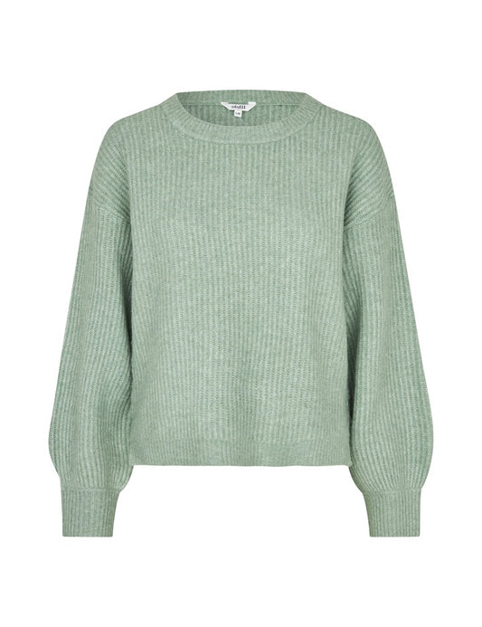 MBYM SERVIN Pullover, iceberg green melange