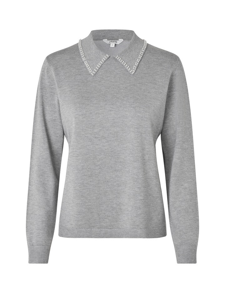 MBYM POLANA Pullover, light grey melange