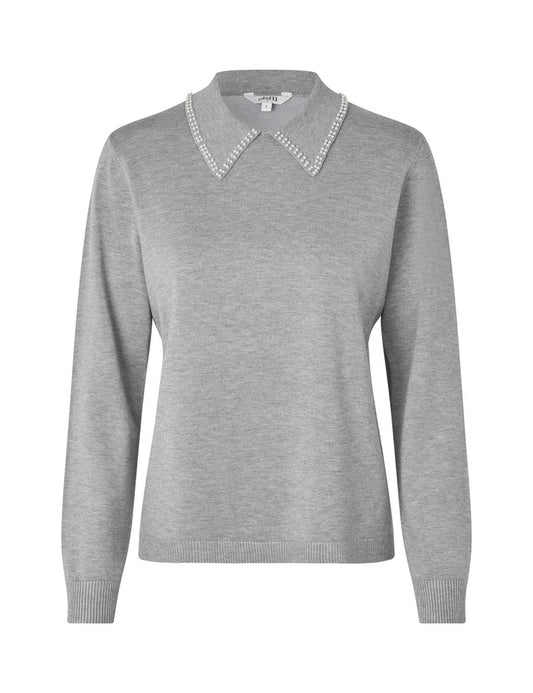 MBYM POLANA Pullover, light grey melange