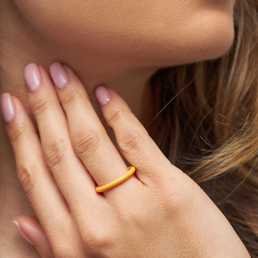 LULU COPENHAGEN COLOR Ring, marigold