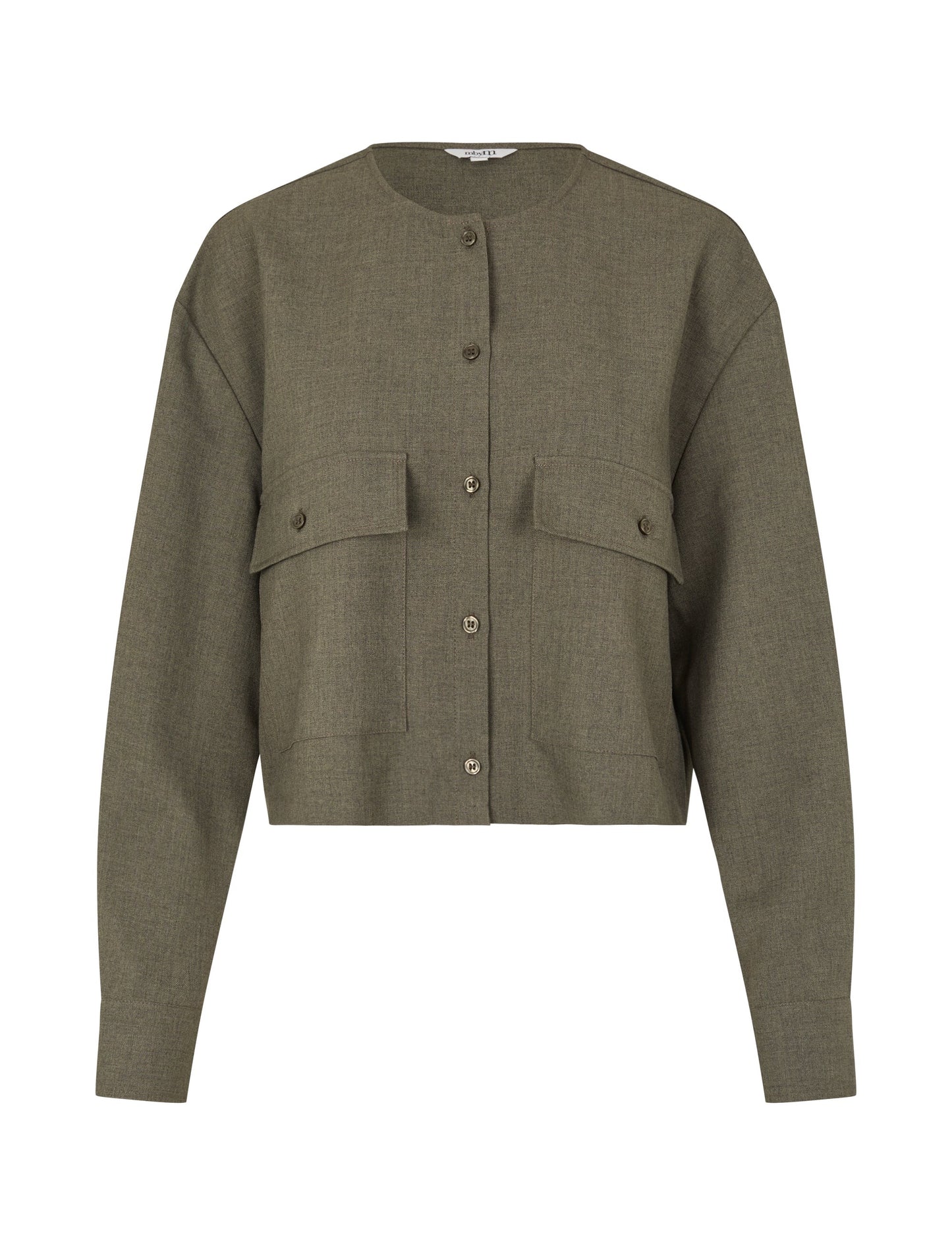 MBYM LICAN Bluse, deep green melange