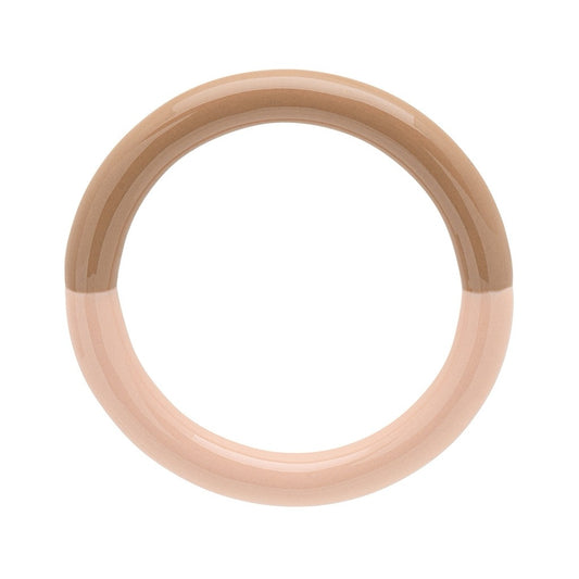 LULU COPENHAGEN DOUBLE COLOR Ring, mocha mousse/dusty peach