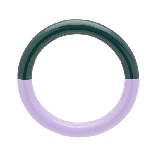 LULU COPENHAGEN DOUBLE COLOR Ring, north sea green/ purple
