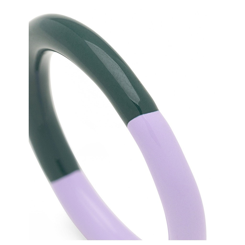 LULU COPENHAGEN DOUBLE COLOR Ring, north sea green/ purple