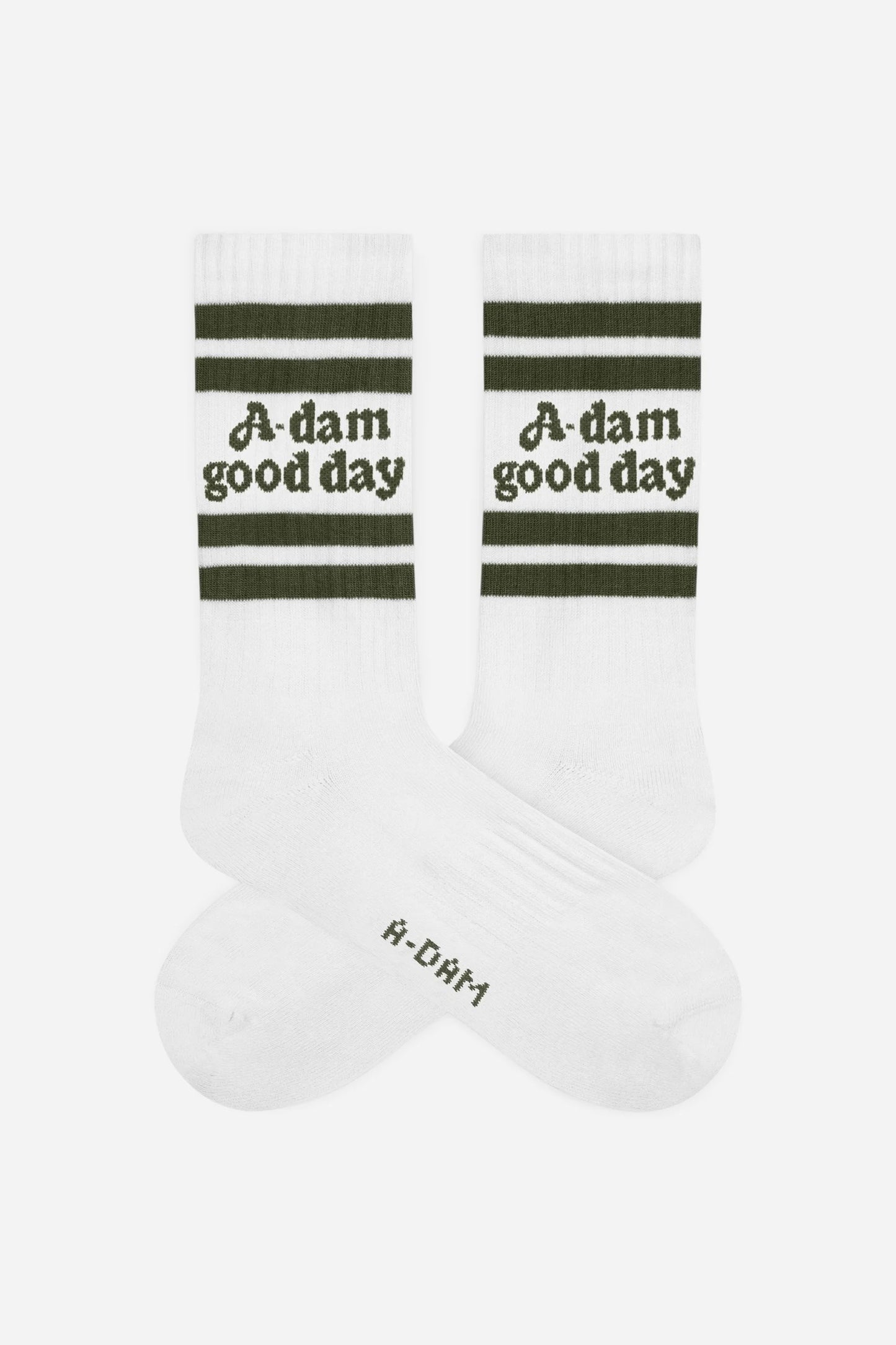 A-DAM GOOD DAY Crew Socken, sage