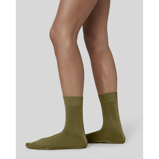 SWEDISH STOCKINGS INES SHIMMERY Socken, olive green
