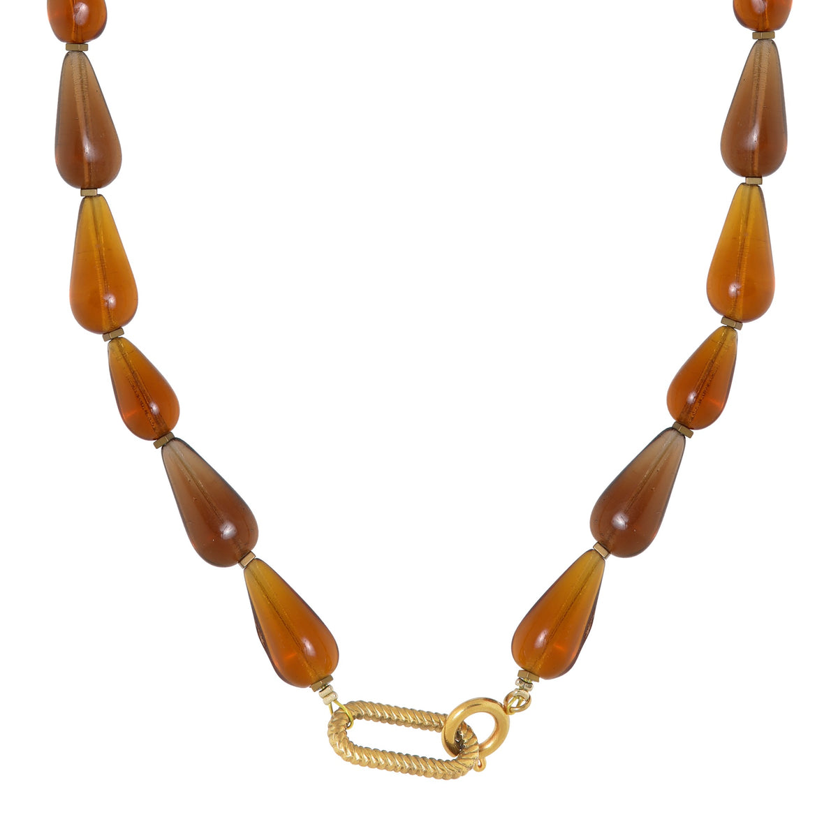 LABEL KIKI BROWN DROP Kette, gold